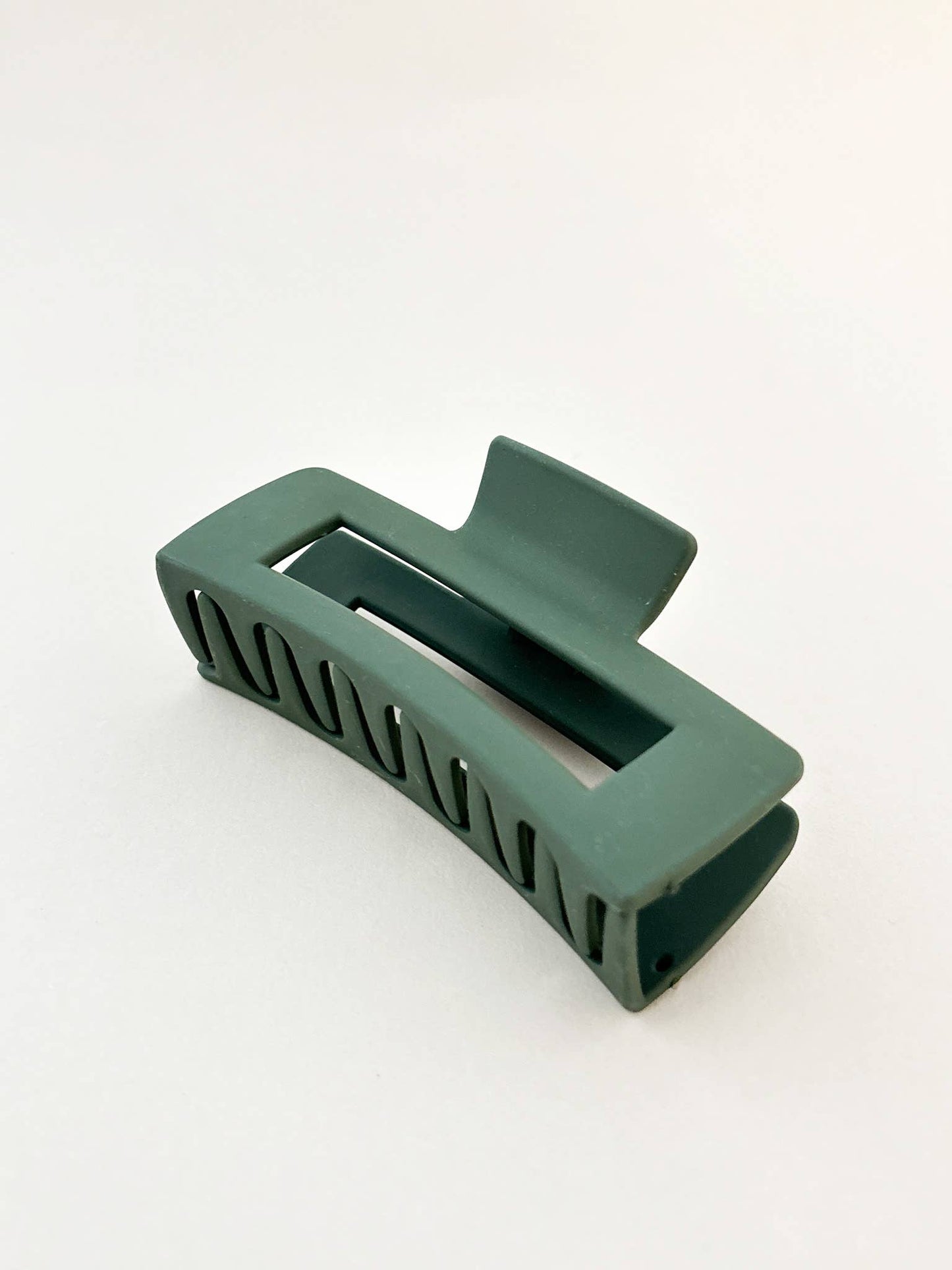 Large Rectangular Matte Hair Clip