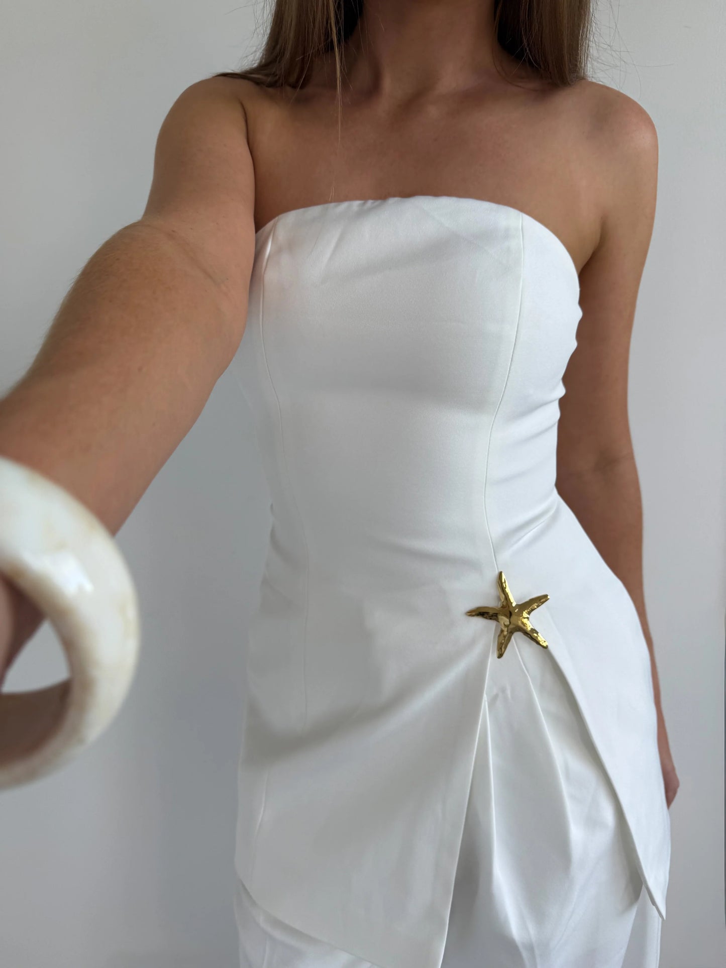 Starfish Gold Plated Brooch