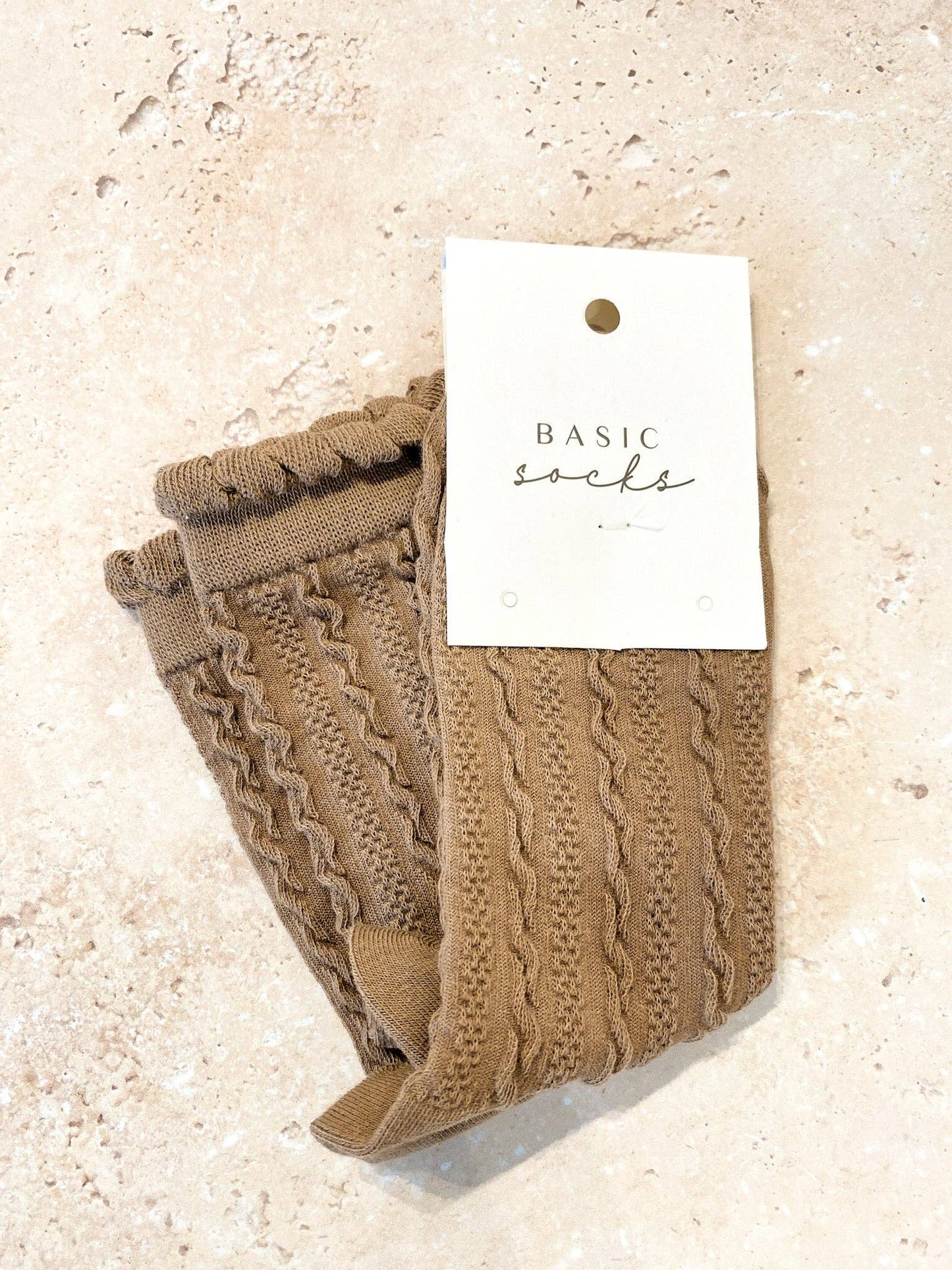 Knitted Frill Crew Socks