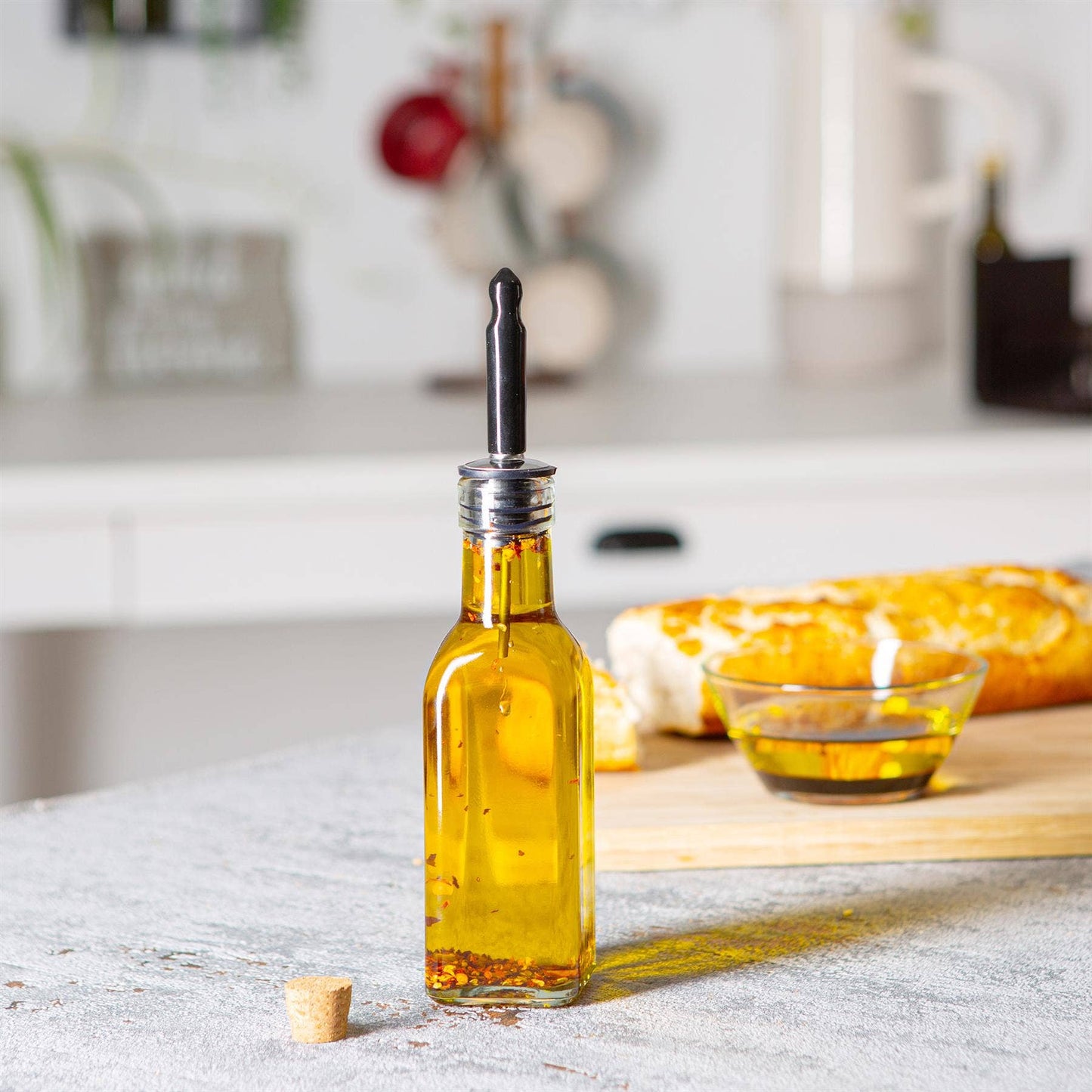 Olive Oil Pourer Bottle (with cork) - 170ml