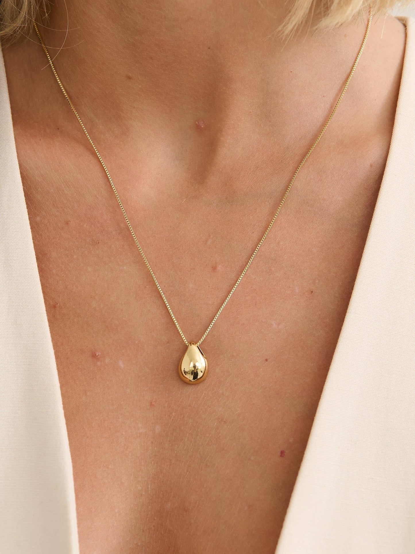 Droplet 18K Gold Plated Necklace
