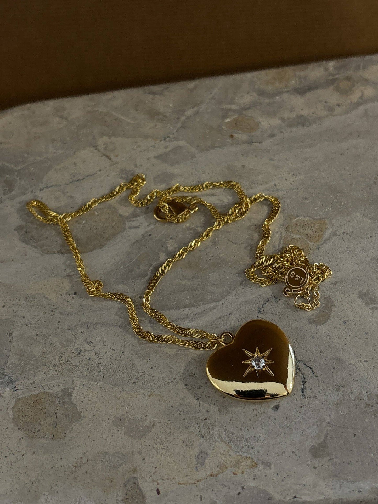 Melody Heart 18K Gold Plated Necklace