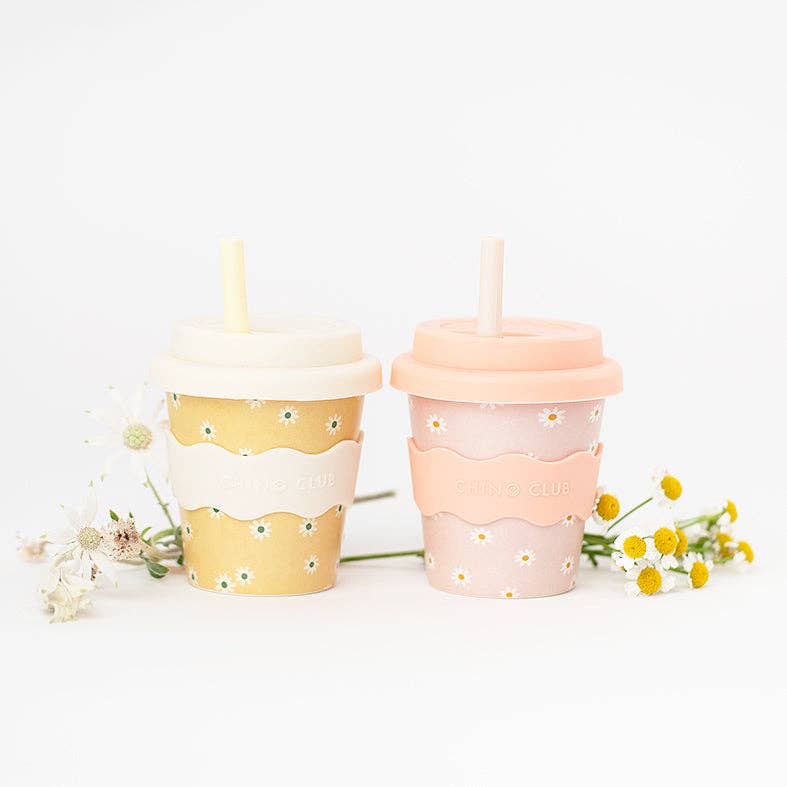 Babychino Keep Cup - Pink Daisy