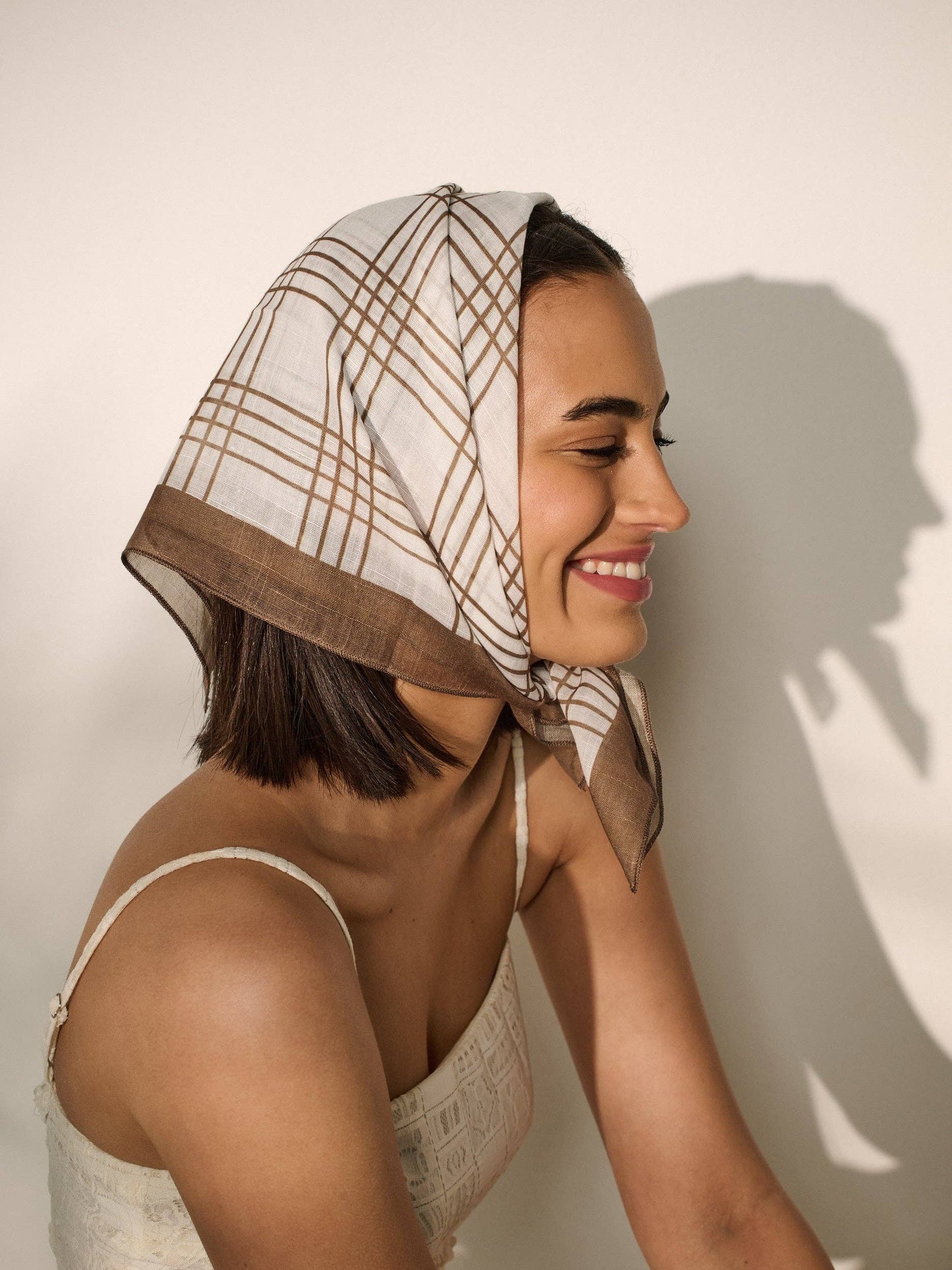 Classic Checkered Print Bandana