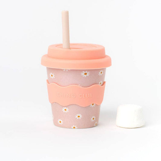 Babychino Keep Cup - Pink Daisy