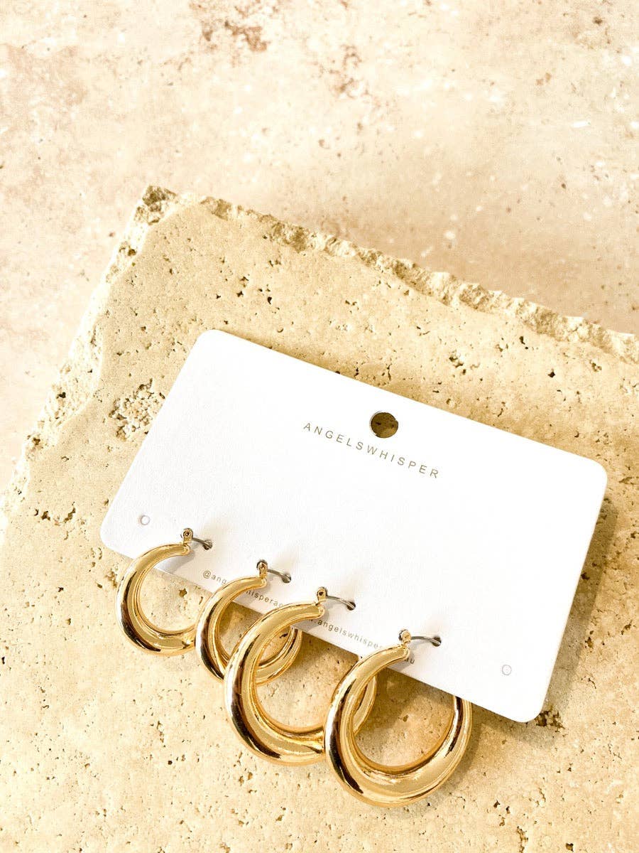 Margot Classic Hoop Earring Set