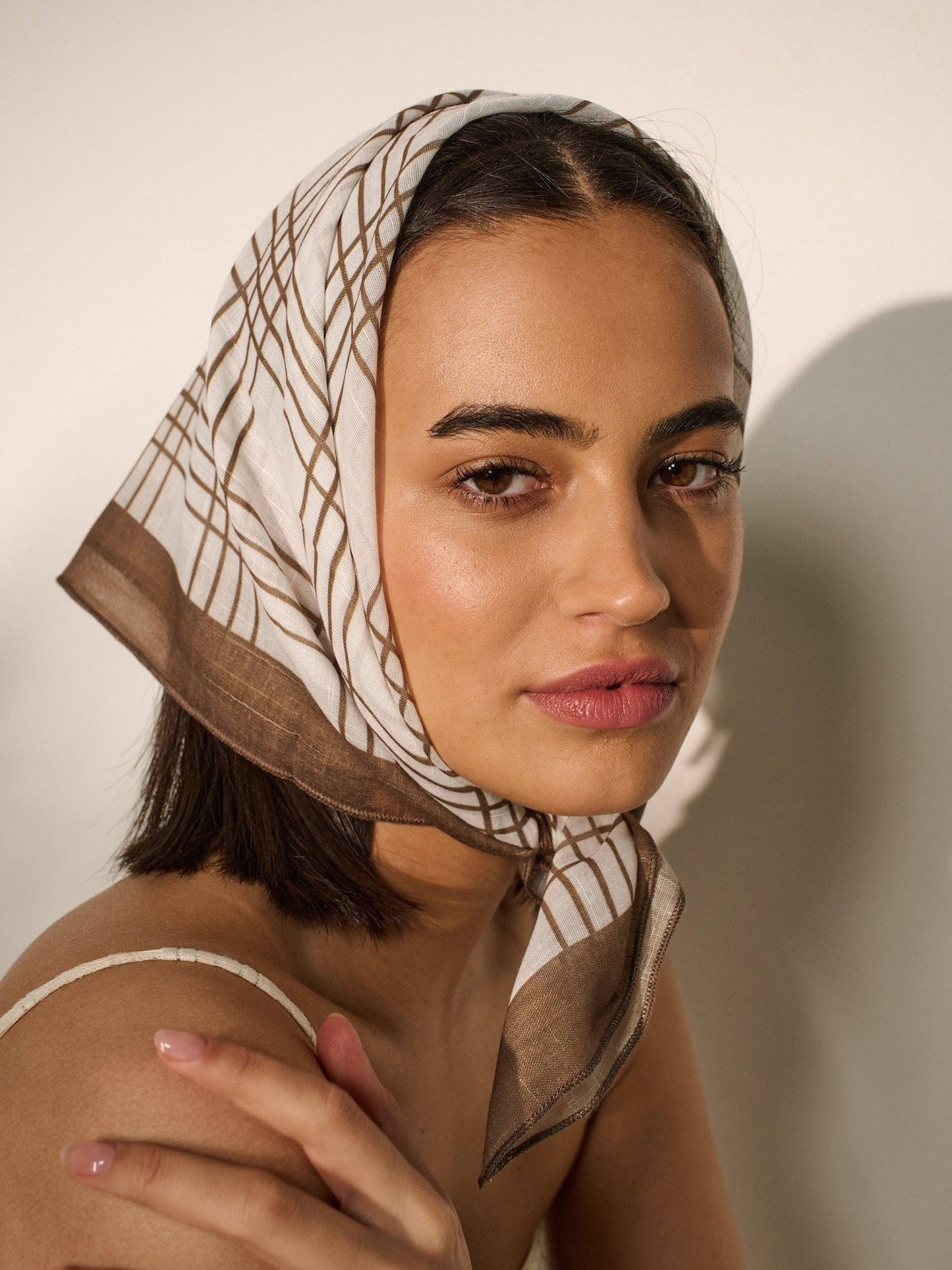 Classic Checkered Print Bandana