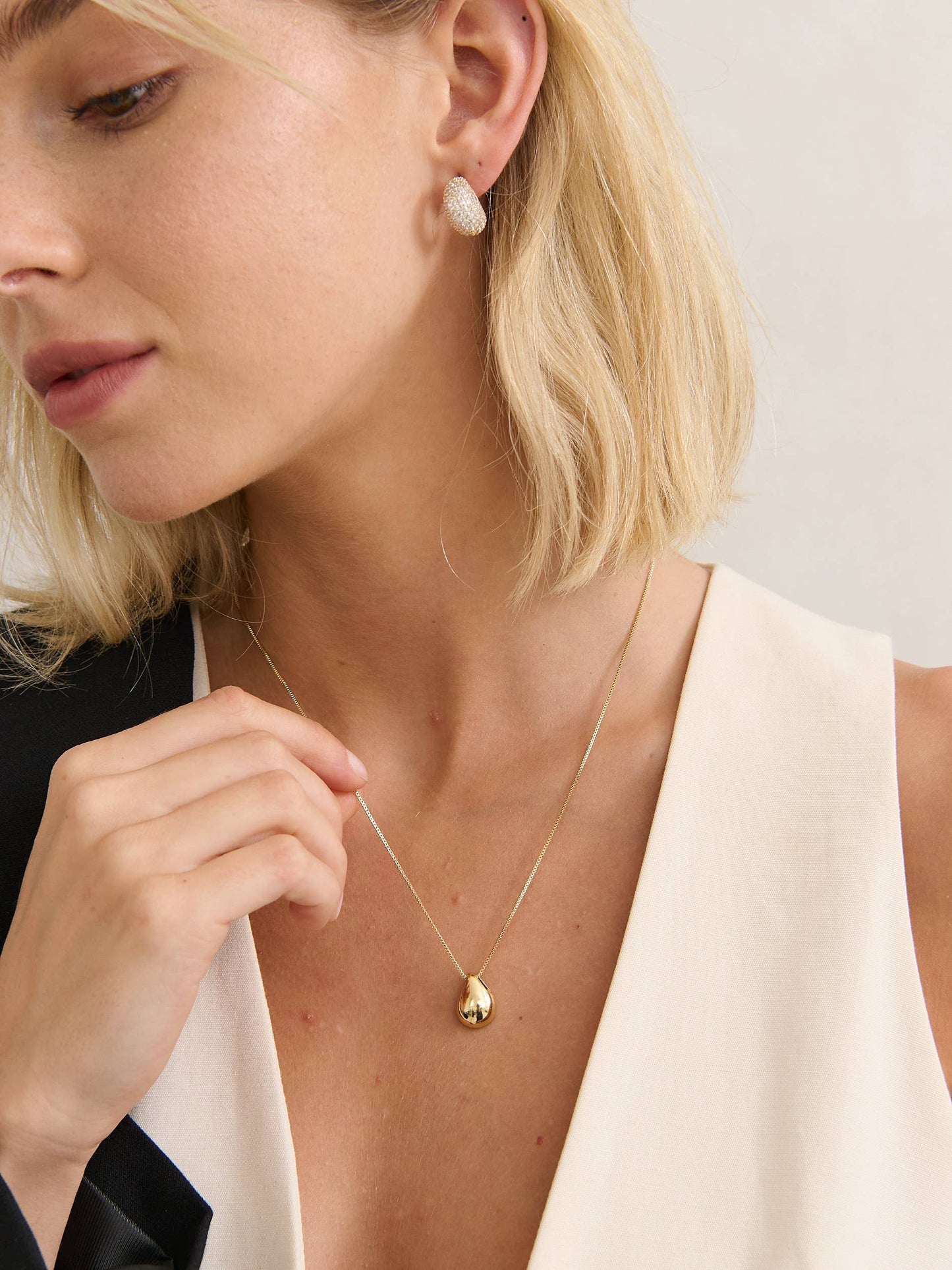 Droplet 18K Gold Plated Necklace