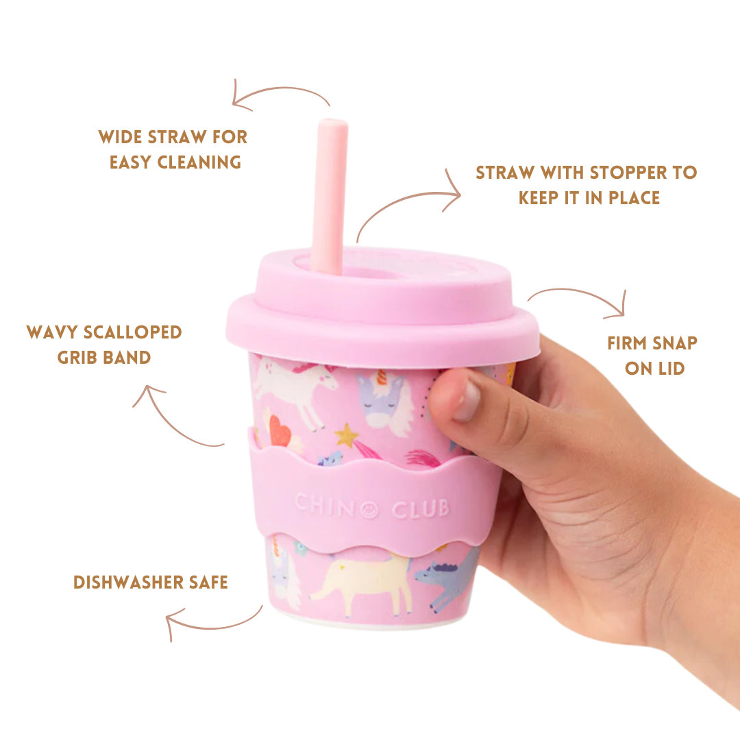 Babychino Keep Cup - Pink Unicorn