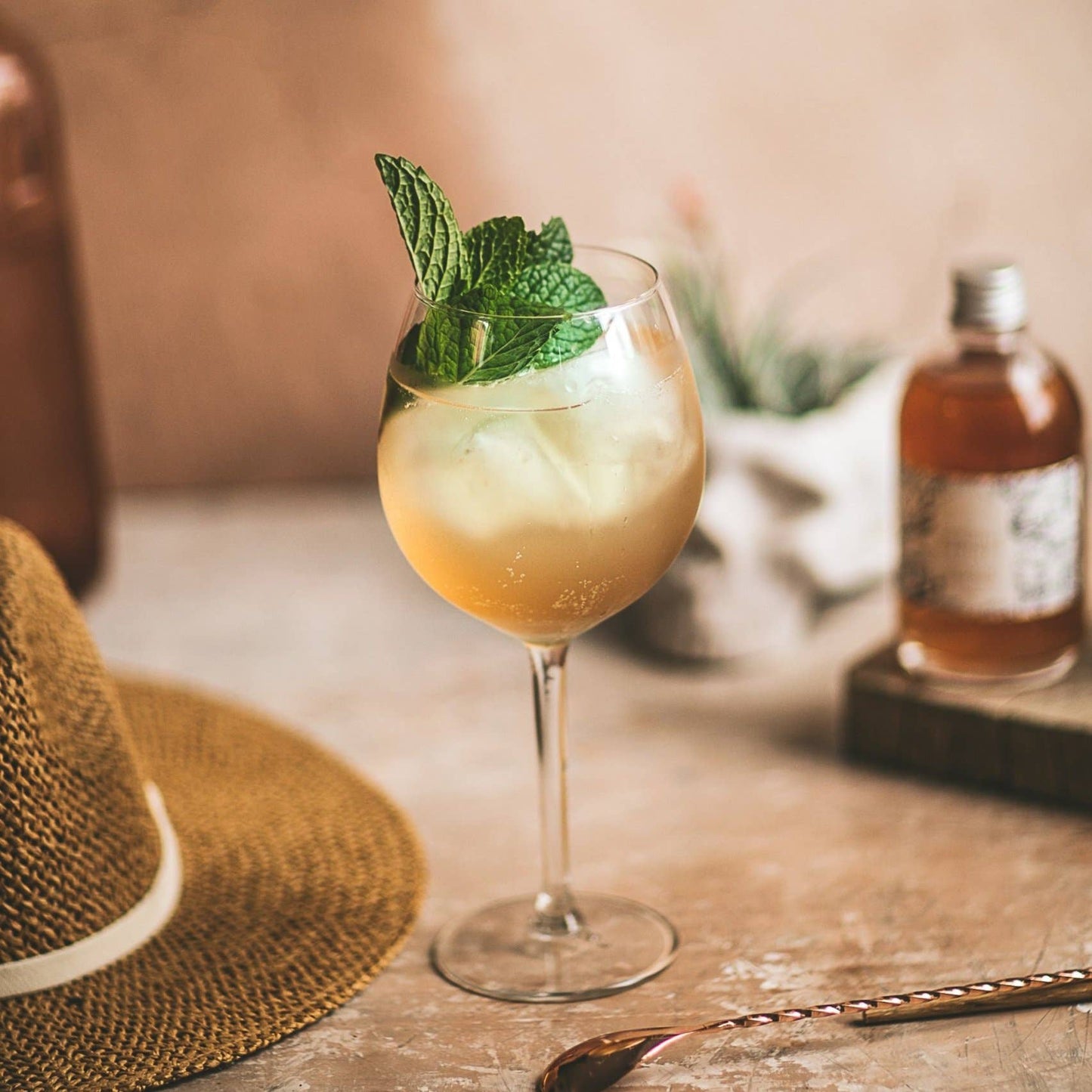 White Peach Shrub Syrup - 250ml (Award Winning)