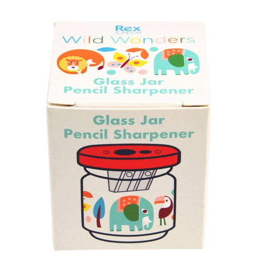 Glass Jar Pencil Sharpener