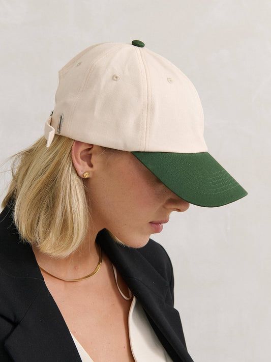 Nicki Colour Block Cotton Cap