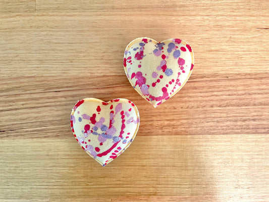 Sweet Nectar and Hibiscus Heart - Goat Milk Bath Bomb