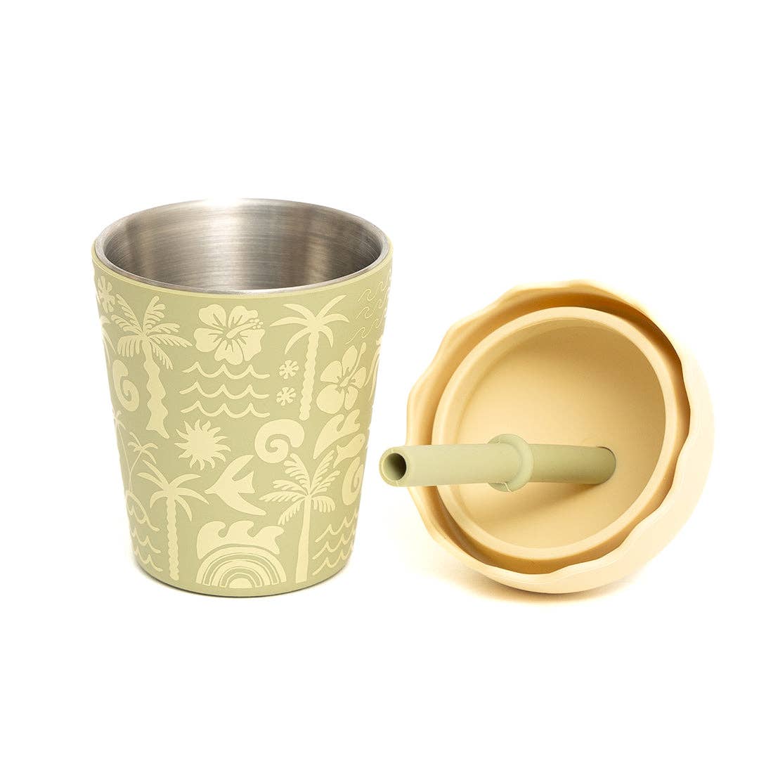 Mini Smoothie Cup & Straw - Moana