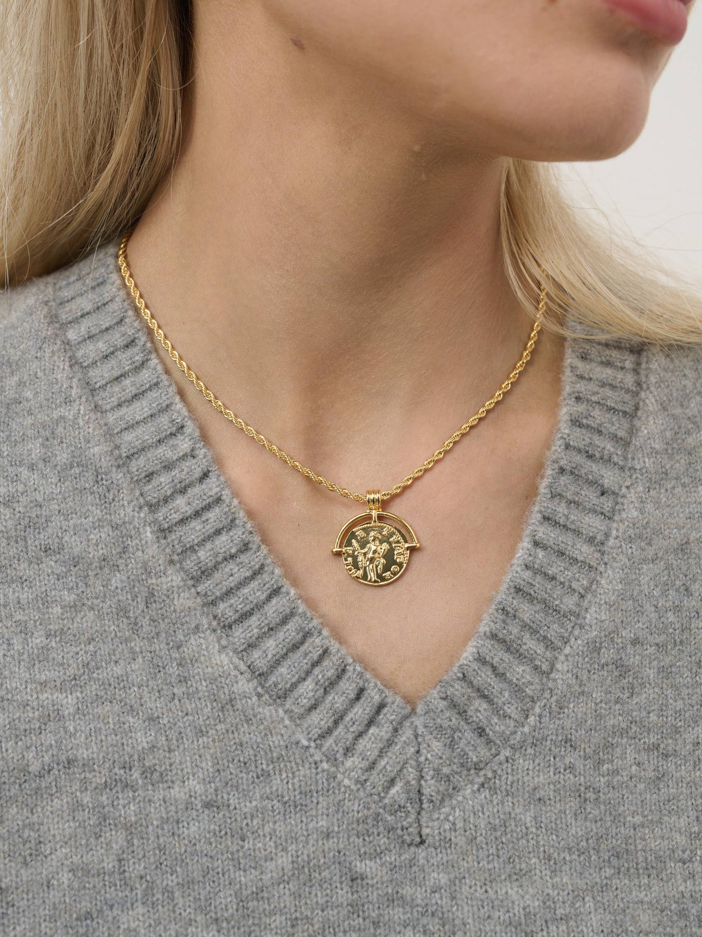 Pandora 18K Gold Plated Charm Necklace