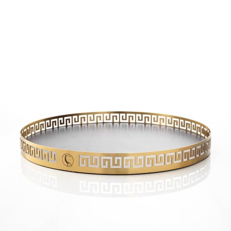 Brass & Leather Tray