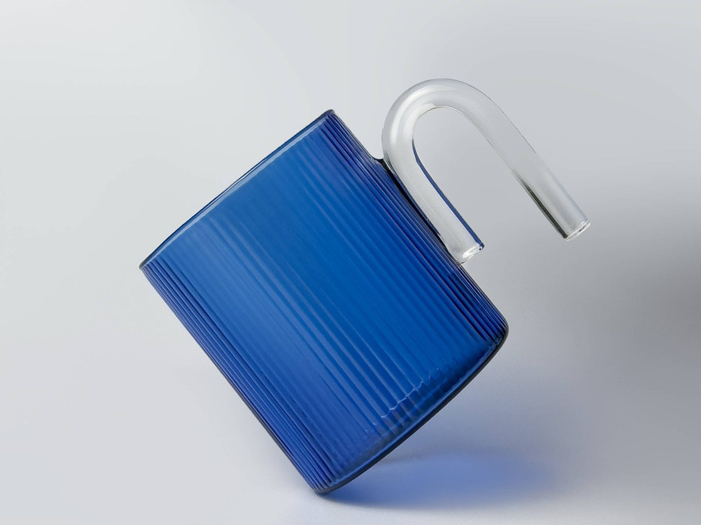 Archer Ribbed Glass Cup