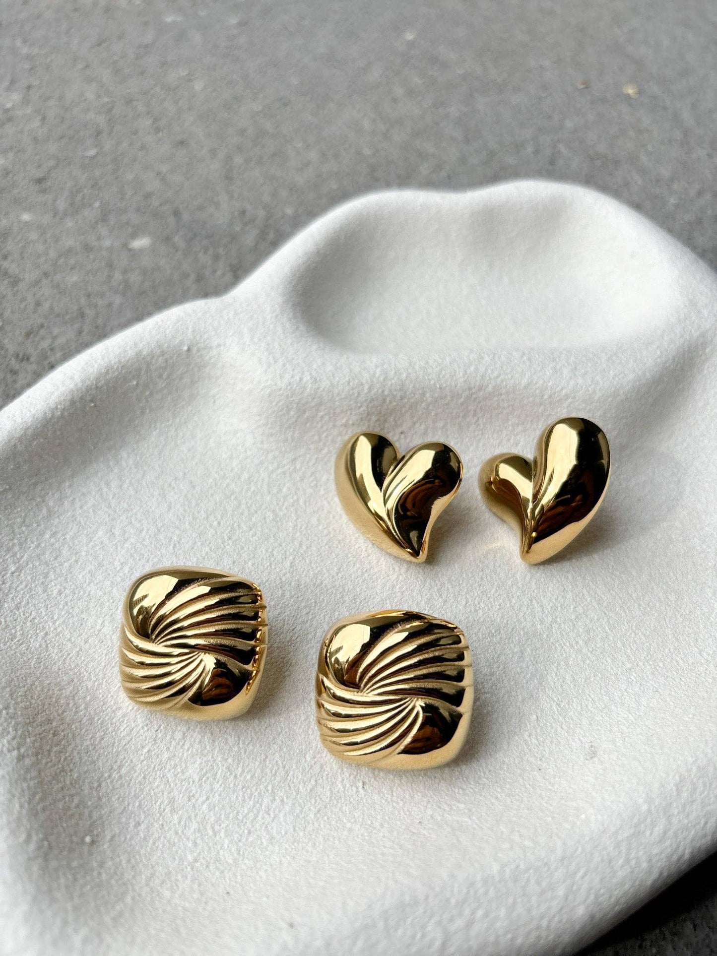 Heart Statement Earrings