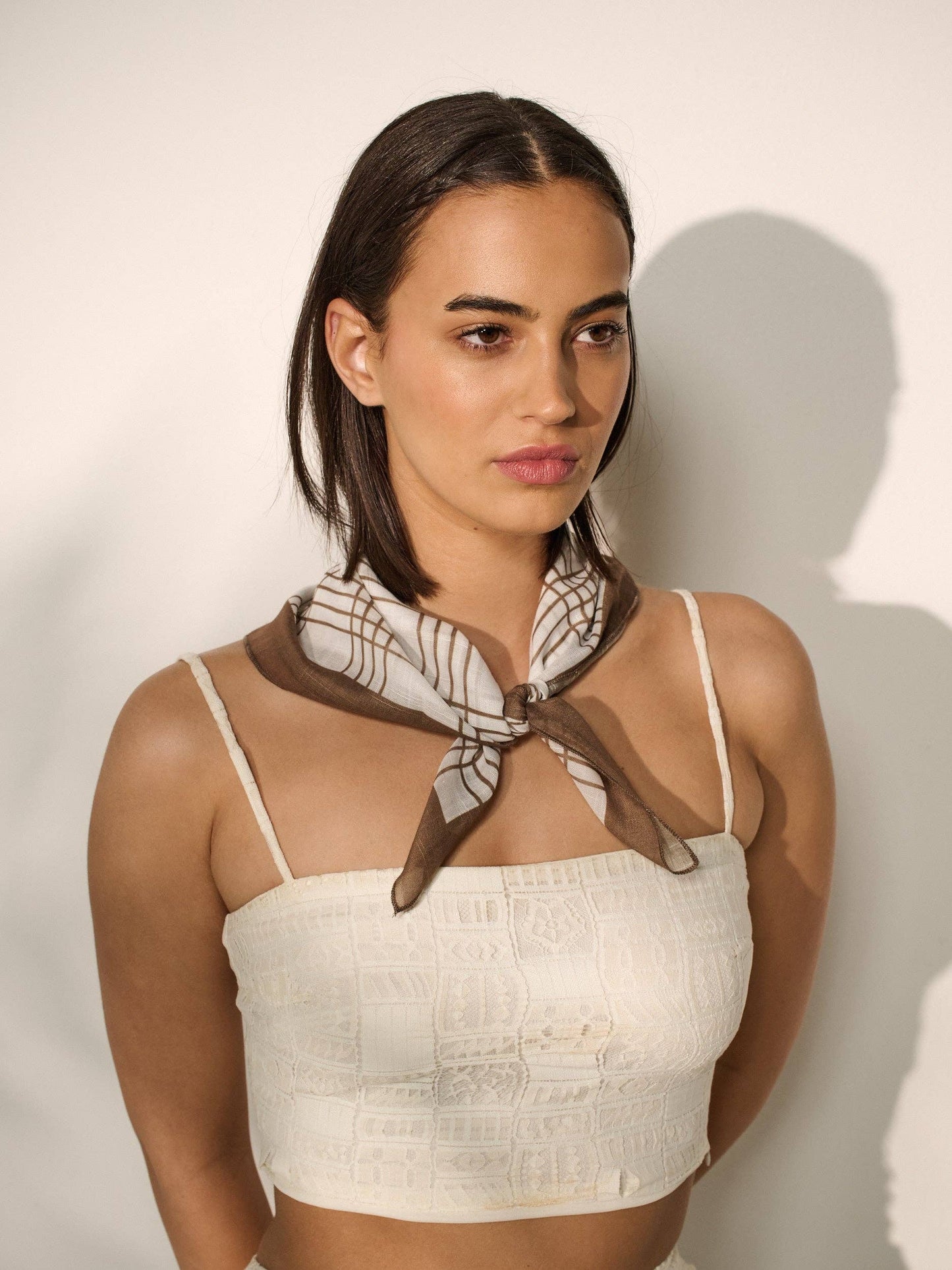 Classic Checkered Print Bandana