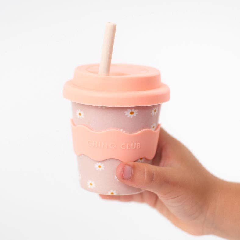Babychino Keep Cup - Pink Daisy